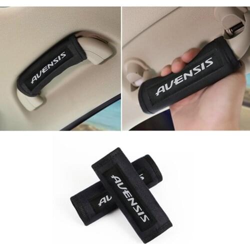 Car roof handle protection cover gloves for Toyota Avensis t25 t27 Stickers Accessories Car-Styling