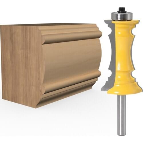 8mm Shank Drawer Face Frame Panel Router Bit Armrest Knife Wood Cabinet Kitchen Door Milling Cutter