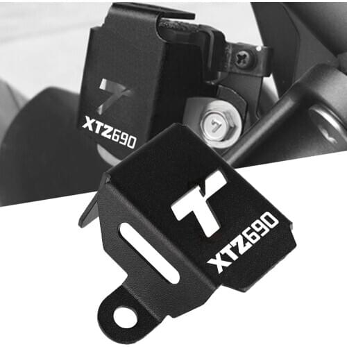 For YAMAHA XTZ690 2019 2020 2021 Motor Bike Accessories Motorcycle Rear Brake Fluid Reservoir Cover Protector Tenere 700 Rally