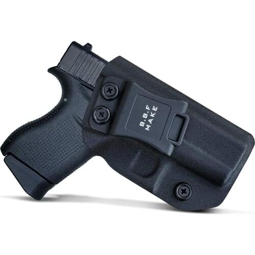 B.B.F Make IWB KYDEX Holster Custom Fits: Glock 43 Glock 43X Gun Holster Inside Concealed Carry Pistol Case Guns Bag Accessories