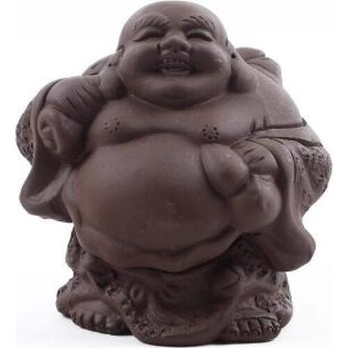 Big promotion creative elegant purple clay smile Chinese tea pets home decoration black tea accessories T63