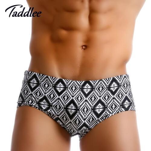 Taddlee Brand Mens Swim Briefs Swimwear Swimsuits Sexy Men Swimming Bikini Surfing Board Shorts Trunks Low Waist Sports Swim