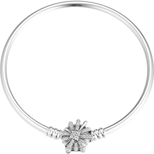 GPY Bangles for Women Dazzling Fireworks Bangle Bracelet Accesorios Mujer Joyas de plata 925 Sterling Silver Jewelry Lover Gift