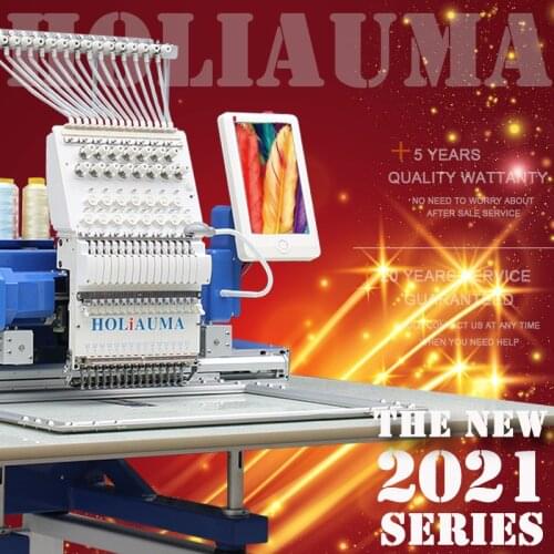 Tajima type newest technology embroidery machines HO1501 high speed single head 15 needle for cap/tshirt/flat with CE