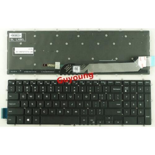 US E backlit keyboard For Dell Inspiron 15 Gaming 7566 7567 5570 5575 7570 7577 laptop Keyboard