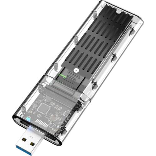 M2 SSD Case SATA Chassis M.2 To USB 3.0 Gen 1 5Gbps SSD Enclosure M.2 NGFF SATA External Hard Drive Case B Key SSD Disk Box