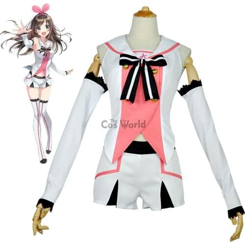 Kizuna AI A.I.Channel Youtuber Dress Uniform Outfit Cosplay Costumes