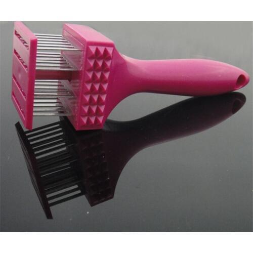 Creative Kitchen Gadget Stainless Steel Multi-Function Steak Loose Meat Needle Tender Hammer Meat Dual-purpose Pie Mold CE/EU