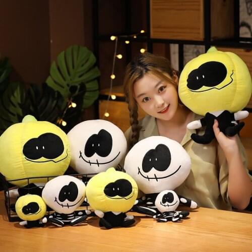 1pc Friday Night Funk Black Friday Night Doll FRIDAY NIGHT FUNKIN Skid Pump Funny Pumpkin White Skull Pendant Birthday Gift