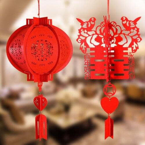 Marry creative laser hi word pendant wedding three-dimensional pendant wedding room layout decoration wedding supplies