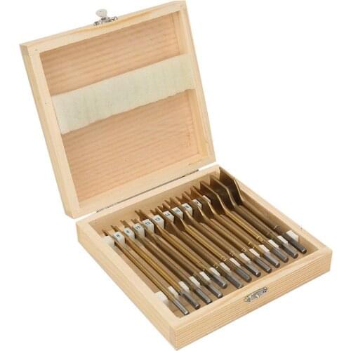 Flat bit plank punch High-carbon Steel Wood Flat Drill Set Woodworking Spade Drill Bits Durable Woodworking Tool Sets