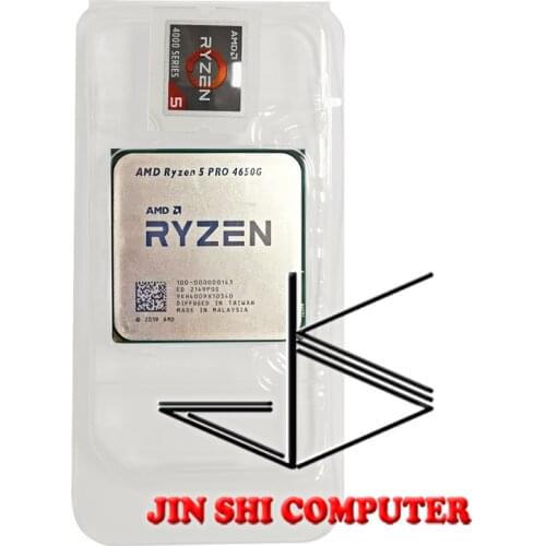 AMD Ryzen 5 PRO 4650G 3.7 GHz Six-Core Twelve-Thread 65W CPU Processor L3=8M 100-000000143 Socket AM4