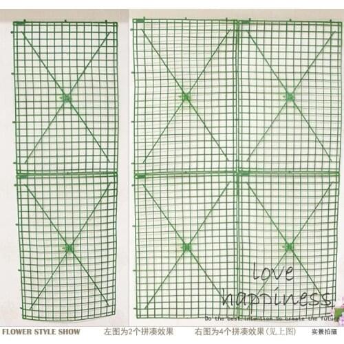 Wholesale-large size 60x40cm plastic flower row flowers bent sub-rack wedding flower supplies flower wall Arches for wedding dec