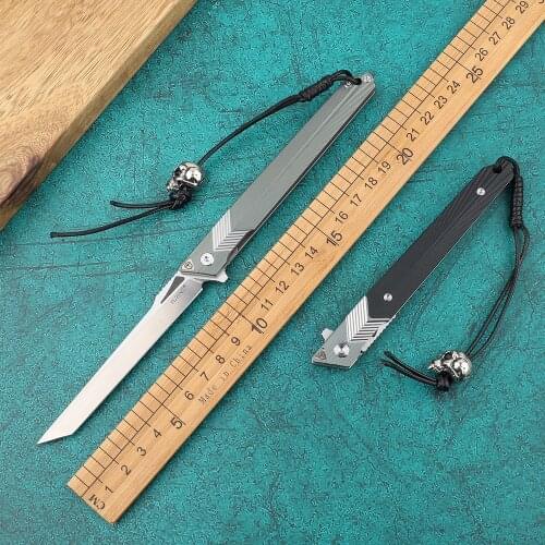 Xiaowuzhe M390 powder steel magic pen folding knife wild survival tool outdoor tactical hunting folding knife outdoor survival k