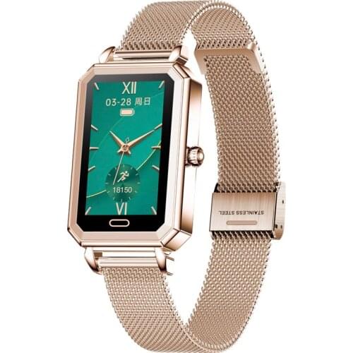 WomenS Ht2 Smart Watch Sports Fitness Pedometer Girl Ip68 Waterproof Smart Reminder Bracelet Heart Rate Sleep Monitoring