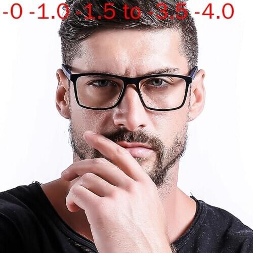 Sunglasses Photochromic Finished Myopia Glasses for Men Photosensitive Chameleon Anti-glare Change Color Prescription Glasses NX