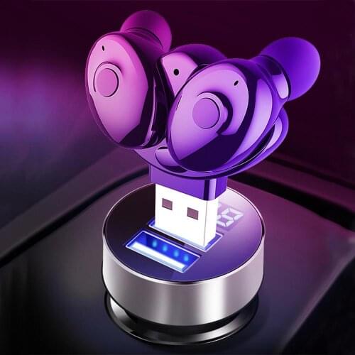 BT5.0 Headset TWS Wireless Earphones IPX5 Waterproof Sweatproof Mini Earbuds Stereo Intelligent Noise Reduction Hi-Fi Headphone