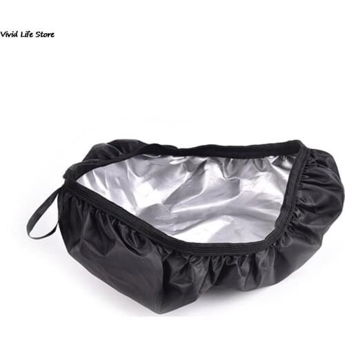 Waterproof Black Bike Bicycle Seat Rain Cover Elastic Rain and Dust Resistant
