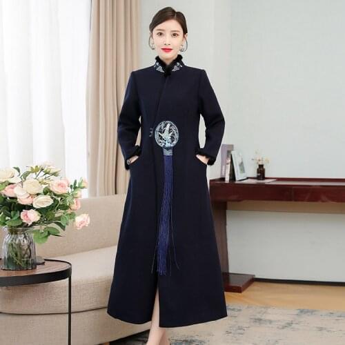 XinCOOLEr Womens Blue Coats