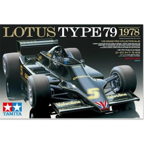 1/20 Tamiya Plastic Assembling Car Model Toy F1 Formula Racing Lotus Type79 1978 DIY Assembling Kit #20060