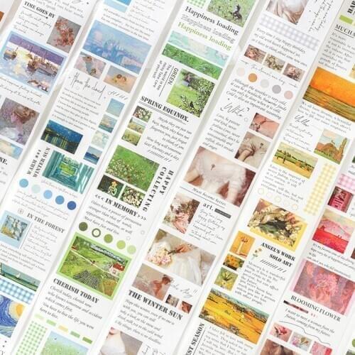 1pcs/1lot Decorative Adhesive Tapes Sky and grass Scrapbooking DIY Paper Japanese Stickers 3m