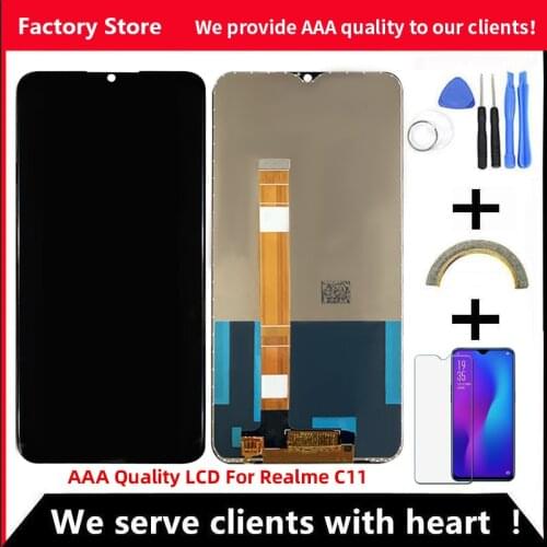 6.5" AAA Quality LCD For OPPO C11 LCD With Frame Display Screen For OPPO C11 LCD Screen Display 1600*720 Resolution