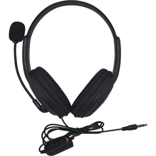 60PCS Wired Gaming Headset Headphone with microphone For Playstation 4 for PS4 game controller