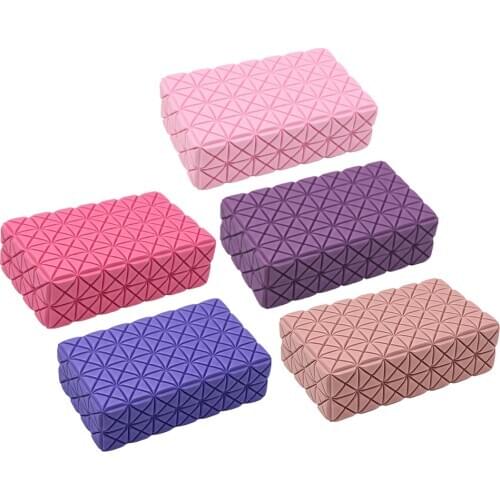 EVA Yoga Block Foam Brick Pilates Yoga Block Exercise Fitness Eco-friendly TPE High Density Yoga Block Gym Fitness Equipment