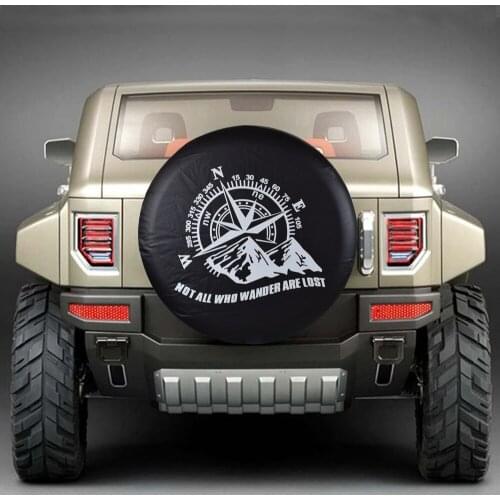 14" 15" 16" 17" Inch PVC Leather Spare Tire Cover Case Bag Pouch Protector For Jeep Liberty Gladiator J12 Wrangler