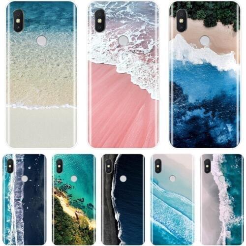 Phone Case For Pocophone F1 Xiaomi Redmi Note 4 4X 5 5A 6 Pro Prime Beach Sea Silicone Soft Back Cover For Redmi S2 6A 5 Plus 4A