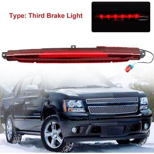 For Chevrolet Avalanche 02-12 Pickup Truck 3rd Third Brake Light Red CHMSL -15120540