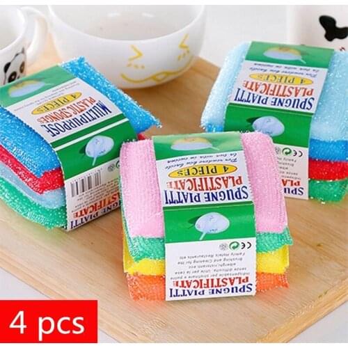 Efficient Scouring Pad Kitchen Nonstick Oil Scouring Pad Oil Cleaning Cloth Washing Cloth To Wash Cloth Towel Brush Bowl Cloth
