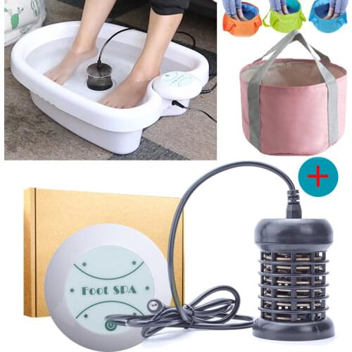 Foot Massage Ionic Detox Foot Bath Aqua Cell Spa Machine Ion Cleanse Ionic Foot Bath Massage Detox Foot Detox Arrays Aqua Spa