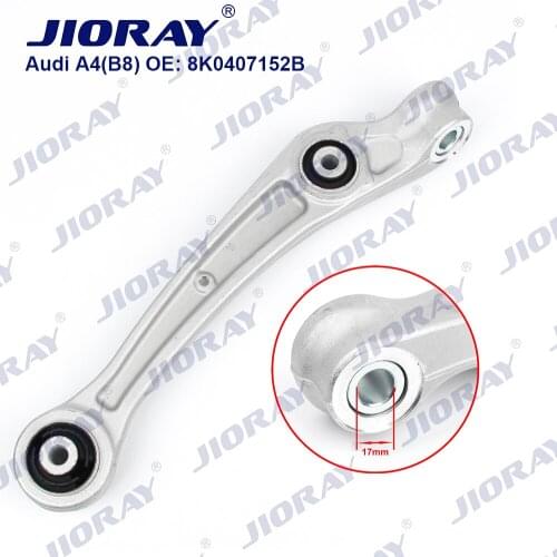 JIORAY Front Lower Right Suspension Control Arm Straight For Audi A4 8K2 8K5 8KH B8 A5 8F7 8TA Q5 8K0407152B 17mm