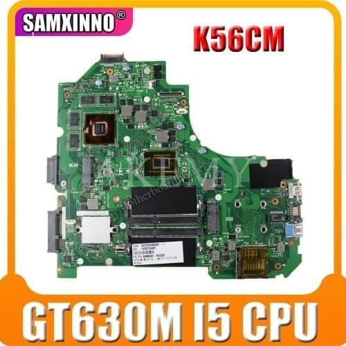 K56CM Motherboard GT630M I5 CPU For Asus S56C S56CM S550C S550CM K56CB K56C K56CM laptop Motherboard K56CM Mainboard