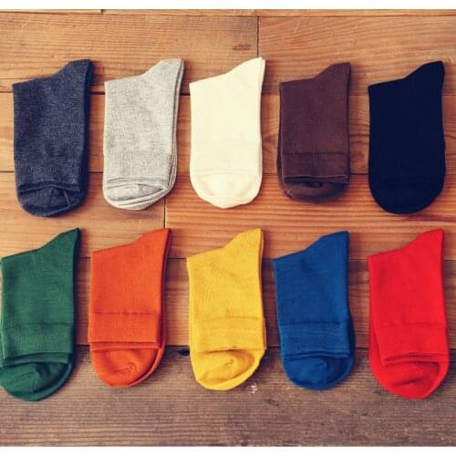10colors 100% Cotton classic business socks brand man casual socks high quality mens socks