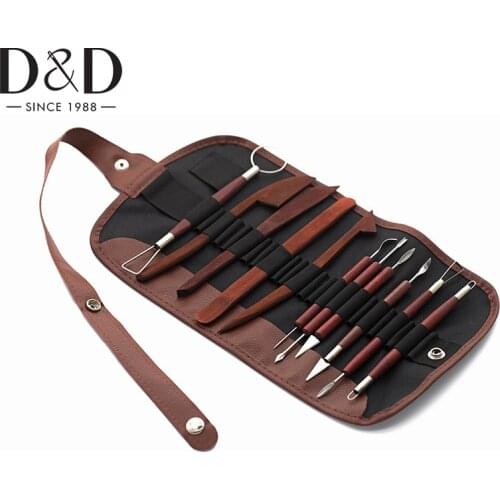 12pcs New Clay Tools Sculpting Kit Polymer Clay Tools Ceramic Pottery Tools for Shaping Embossing Sculpting Clay Making Modeling