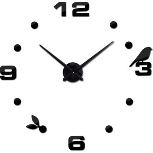 Special Offer New Sale Clock Wall Clocks Reloj De Pared Horloge Watch Large Decorative Acrylic Mirror Quartz Living Room