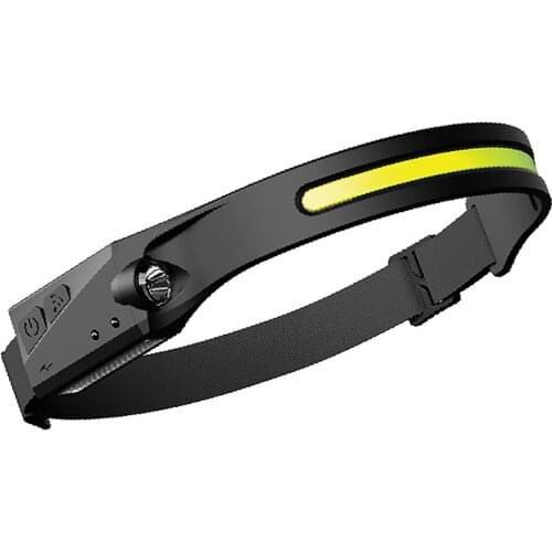 New USB Charging Camping Sensor Headlights Double Light Night Running Head Wearing Lights Outdoor MountainEering WaterProof Lamp