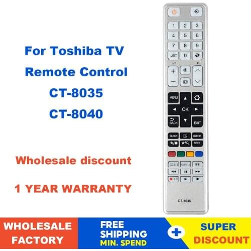New Remote Control CT-8040 CT-8035 For TV Toshiba LED LCD 3D Television 40T5445DG 48L5435DG 48L5441DG CT984 CT8003