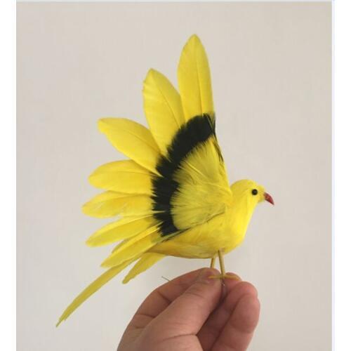 About 12x15cm real life toy bird feathers bird spreading wings bird model garden Decoration props h1201