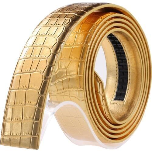 Hot Sale Fashion Belt For Men Clothing PU Leather Belt Male Plus Strap Gold Waistband Men Gold Belt High quality Wholesale