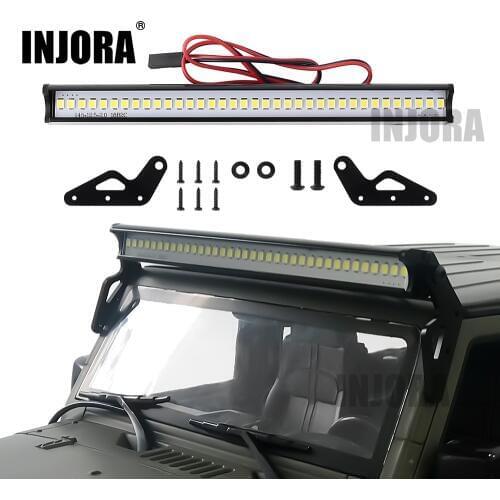 INJORA Super Bright 36LED 150MM Lights Bar for 1/10 RC Crawler Car Axial SCX10 90046 Jeep Wrangler Body