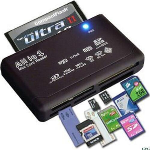 All-In-One Memory Card Reader For USB External Mini Micro SD SDHC M2 MMC XD CF