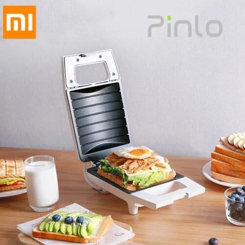 XIAOMI Pinlo Sandwich Machine Mini Breakfast Maker Bread Maker Toaster Toasters Electric Ovens Hot Plates Bread Pancake Waffle