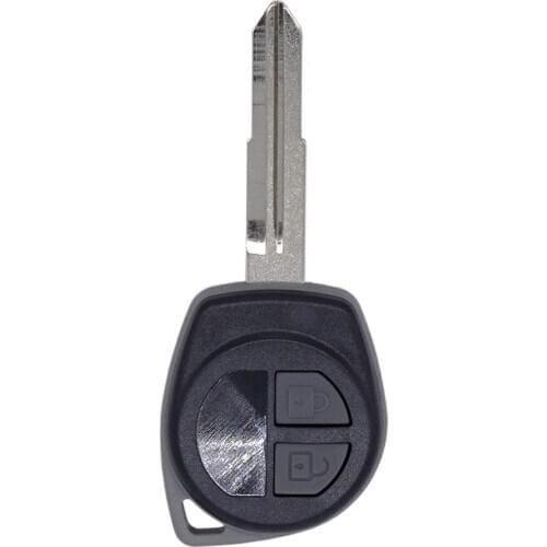 1 Pcs Plastic+Cupronickel Material Car Black Key Shell Two Button Without Chip Battery For Suzuki Grand Vitara SWIFT Alto SX4