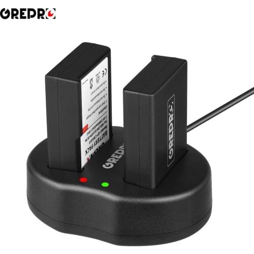 2000mAh EN-EL9 EN EL9 Battery with Dual Charger for Nikon D3000 D5000 D60 D40x D40 Camera