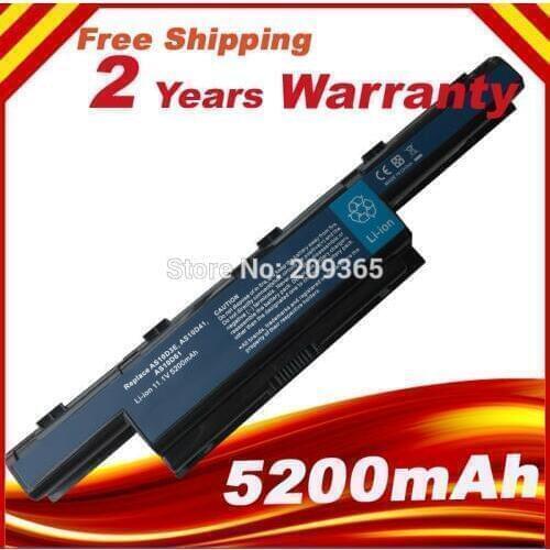 5200mAh Battery for Acer Aspire V3-771G 4741 5551 5552 5552G 5551G 5560 5560G 5733 5741 AS10D31,AS10D51,AS10D61,AS1 fast shpping