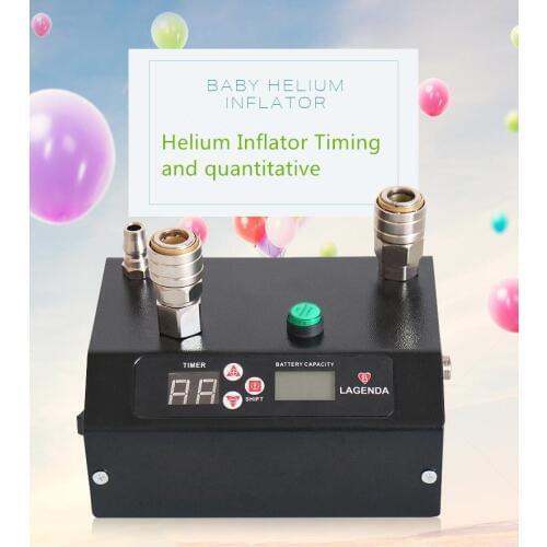 B352 Baby Helium Inflator Timing and quantitative air outlet Electric Inflator with high pressure air pressure relief valve