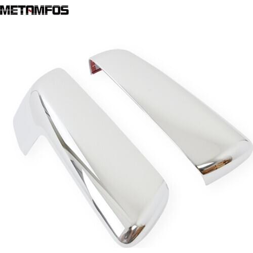 For Chevrolet Silverado 1500 2019 2020 Chrome Side View Rearview Door Mirror Cover Molding Trim Protection Cap Car Accessories